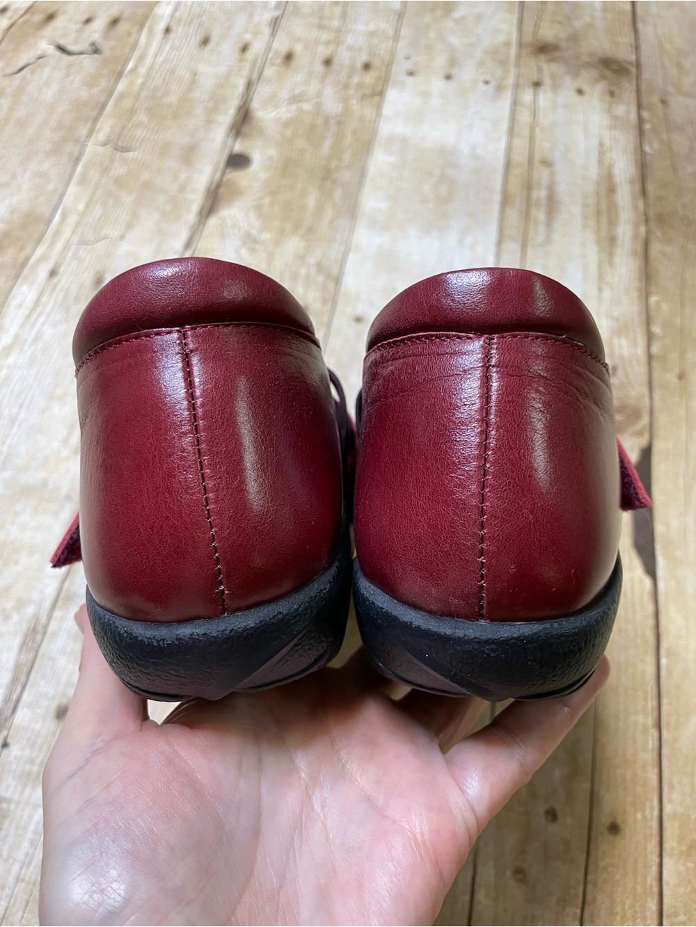 Naot Women’s Kawaka Mary Jane Style Shoes In Rumba/Crinkled Wine - Picture 7 of 13